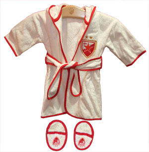 FC Red Star bathrobe for kids