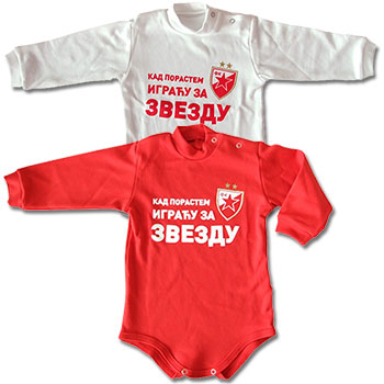 FC Red Star bodysuit for babies -1