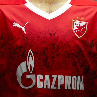 Puma red FC Red Star jersey 2014/15