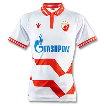 FC Red Star jersey 2022/2023 - white, with print , Macron-1