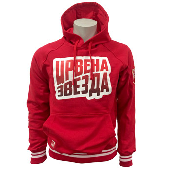 Hoodie Red Star 18/19 - red