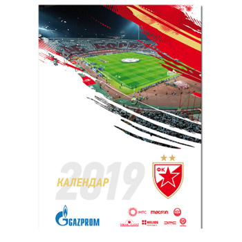 FC Red Star calendar for 2019.