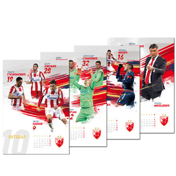 FC Red Star calendar for 2019.-1