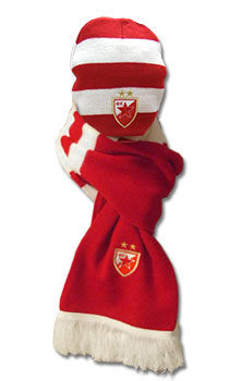 Kapa i šal Crvena Zvezda - model 3
