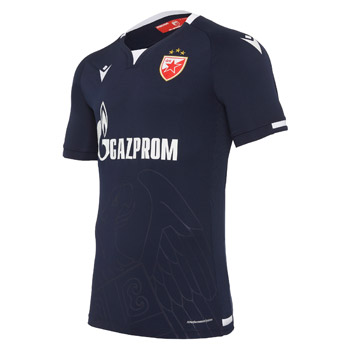 Personalized Macron navy FC Red Star jersey 2020/2021-1