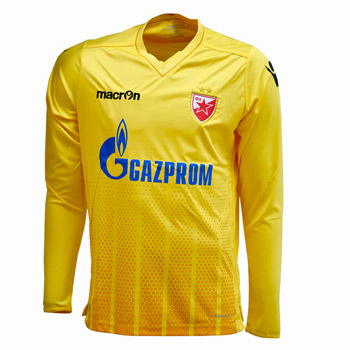 Macron FC Red Star goalie jersey 2017/18 - yellow