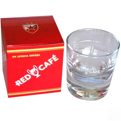 Whiskey glass RED CAFE
