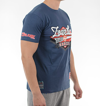 Red Star rugby Serbia tshirt - navy-1