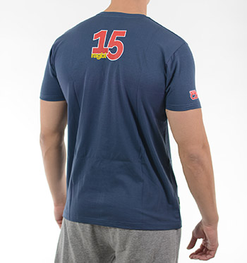Red Star rugby Serbia tshirt - navy-2