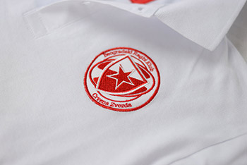 Red Star rugby club polo - white-4