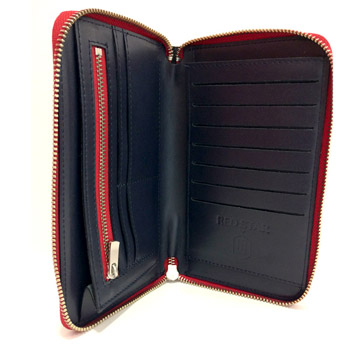 Red Star leather wallet with zip-1
