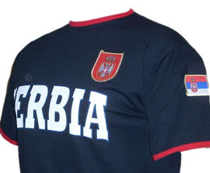 T-shirt Serbia - model K-1