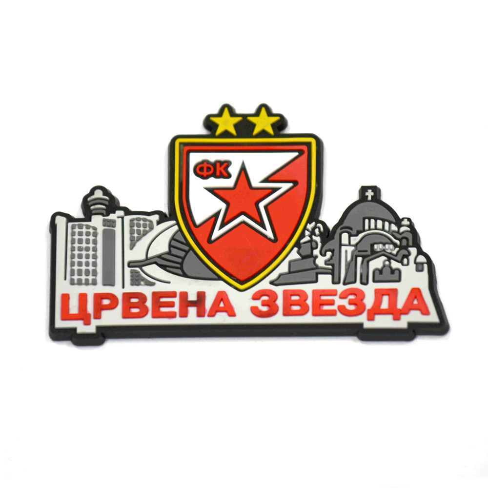 3D FC Red Star magnet