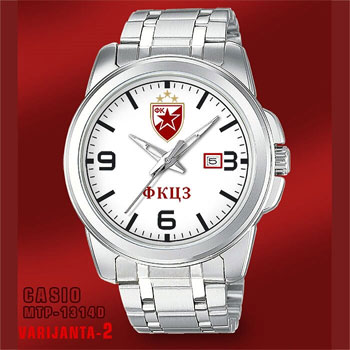Wrist watch FCRS CASIO MTP-1314D - small emblem, white-1