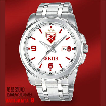Wrist watch FCRS CASIO MTP-1314D - small emblem, white-2