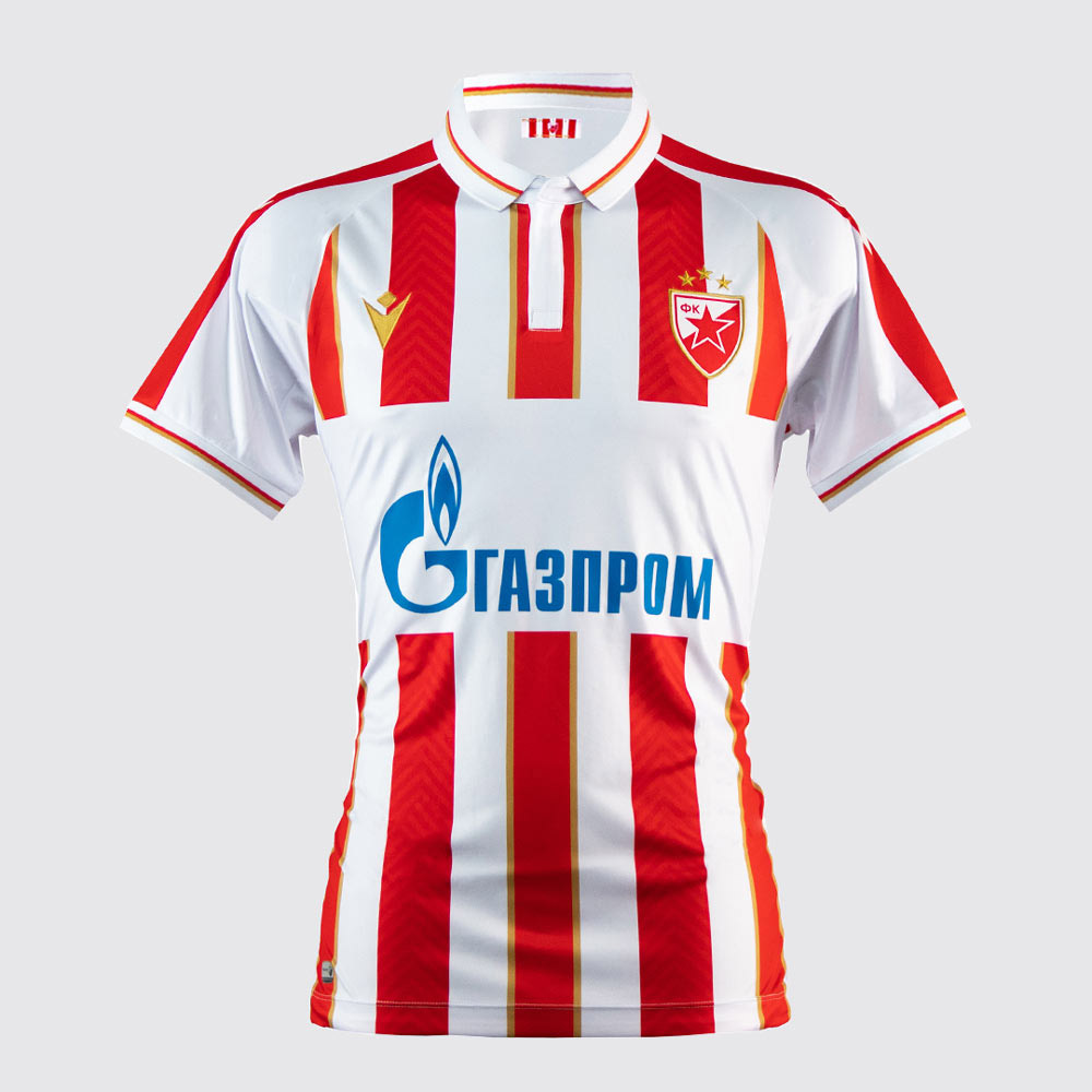 Црвено-бели дрес Црвене звезде за 2022/2023, Макрон