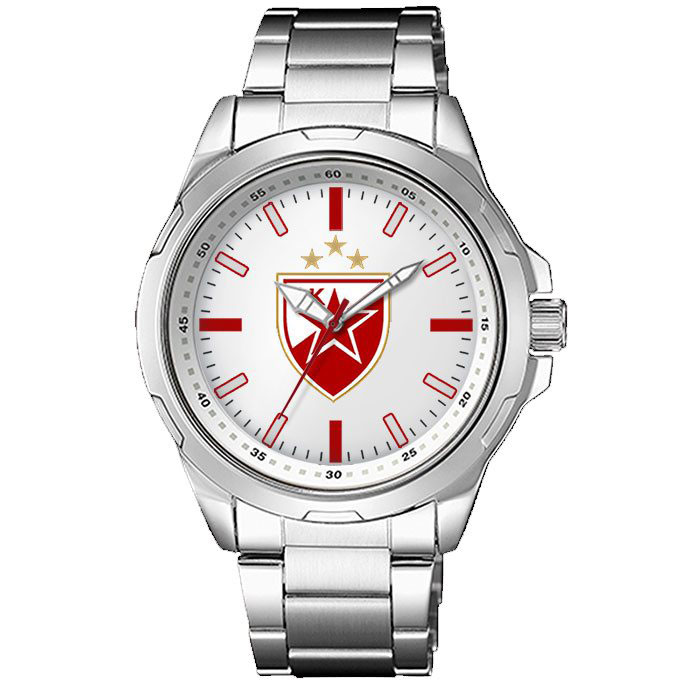 Metal wristwatch FCRS Q&Q A48 - large emblem
