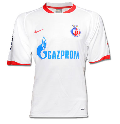 Beli dres Crvena Zvezda za sezonu 2009/2010