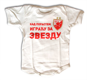 Bodi za bebe FK CZ - kratak rukav