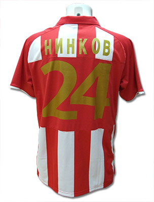 Dres Crvena Zvezda za sezonu 2010/2011 sa štampom