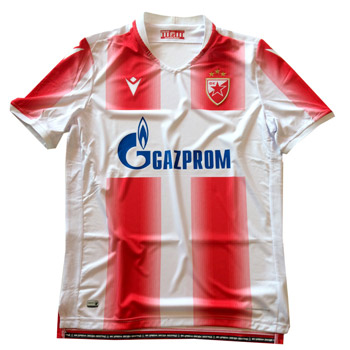 Macron kids home FC Red Star jersey for Champions League 2019/2020