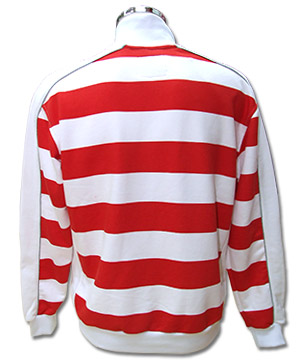 Red white stripes sweater-1