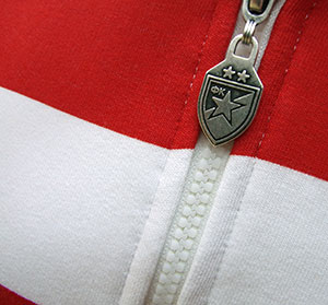Red white stripes sweater-2