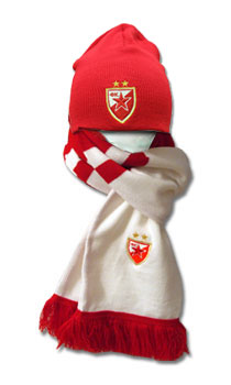 Kapa i šal Crvena Zvezda - model 4