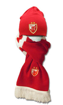 Kapa i šal Crvena Zvezda - model 4-1