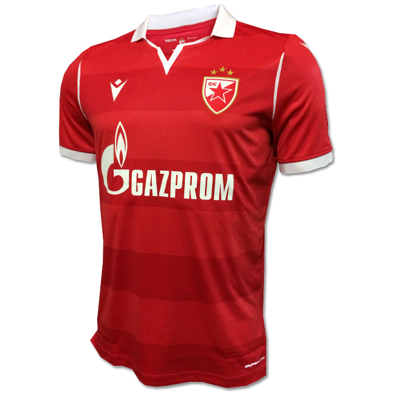 Macron red FC Red Star jersey 2020/2021