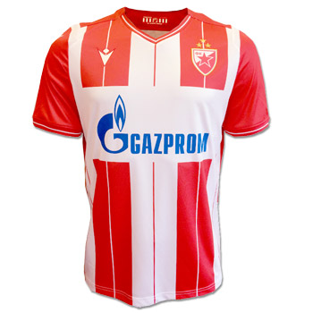 Macron kids home FC Red Star jersey 2019/2020 with name and number-1