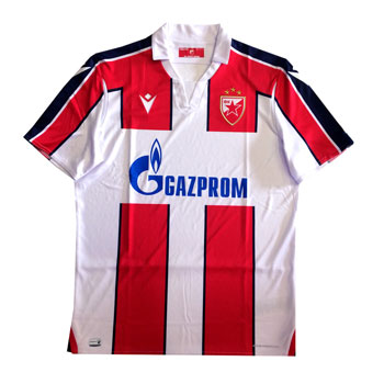 FC Red Star jersey 2021/2022 - red-white with personalization, Macron-2