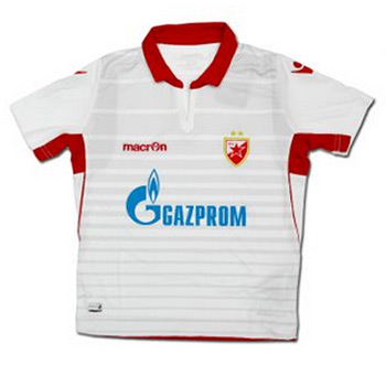 Macron kids white provisional FC Red Star jersey 2017/18