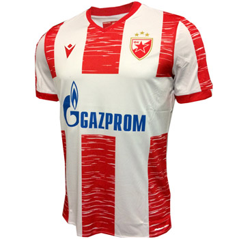 Personalized Macron home FC Red Star jersey 2020/2021-1