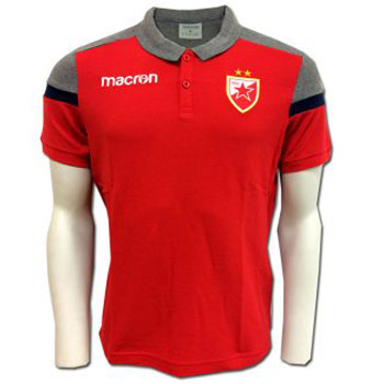 Macron polo shirt - red