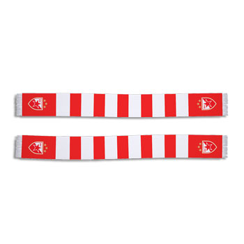 Red-white FCRS scarf 2223-1