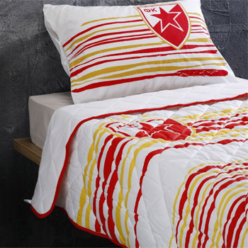 FC Red Star bedspread 861 and pilowcase