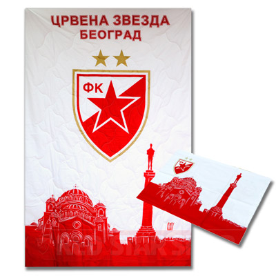 FC Red Star bedspread + gift pillowcase