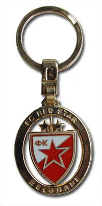 FC Red Star rotating pendant FC Red Star rotating pendant