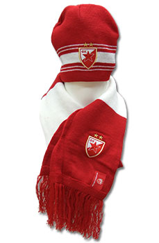 Kapa i šal Crvena Zvezda - model 2-2