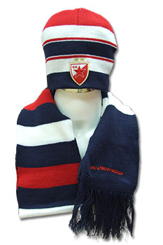 Kapa i šal Crvena Zvezda - model 2