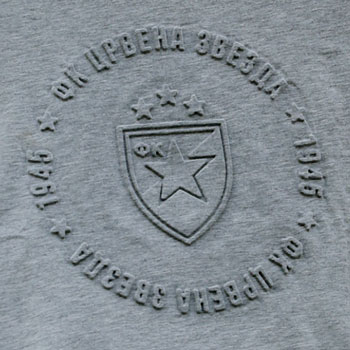 Red Star T-shirt enblem 2022 - grey-1