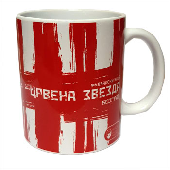 Coffee cup FC RS red white stripes 19/20-1