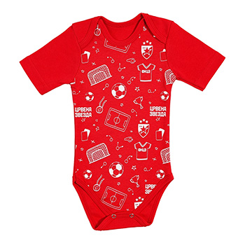 Bodi za bebe Crvena zvezda 2025 - crveni