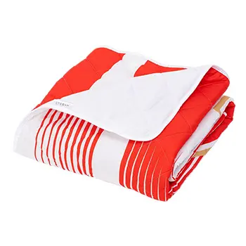 Prekrivač Crvena zvezda 140x200cm - crveno-bele pruge-1