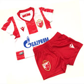 Macron baby kit red-white jersey and shorts 20/21