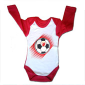 FC Red Star bodysuit for babies - long sleeves