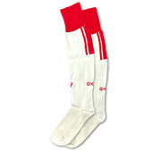 White Macron football socks 22/23