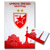 FC Red Star bedspread + gift pillowcase