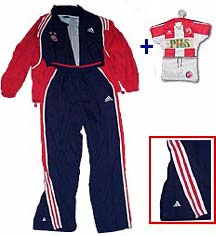 Плава АДИДАС тренерка + Дресиц за кола Плава АДИДАС тренерка + Дресиц за кола